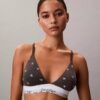 Bralette triangular Icon em algodão e Modal com forro leve