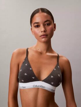 Bralette triangular Icon em algodão e Modal com forro leve