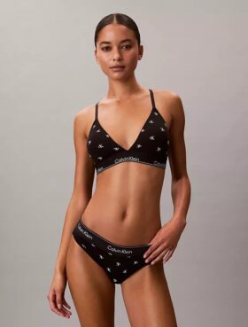 Bralette triangular Icon em algodão e Modal com forro leve