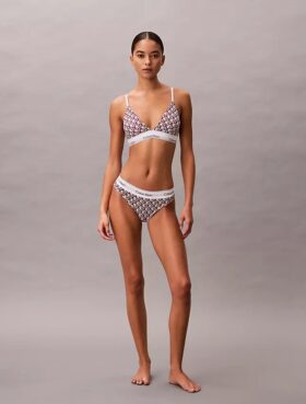 Bralette triangular Icon em algodão e Modal com forro leve