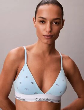 Bralette triangular Icon em algodão e Modal com forro leve