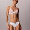 Bralette triangular Icon em algodão e Modal com forro leve
