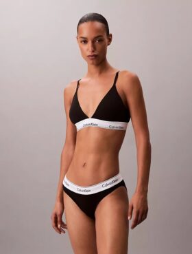 Bralette triangular Icon em algodão e Modal com forro leve