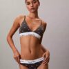 Bralette triangular Icon em algodão e Modal com forro leve