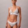 Bralette triangular Icon em algodão e Modal, com forro leve, para pós-cirurgia
