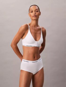 Bralette triangular Icon em algodão e Modal, com forro leve, para pós-cirurgia