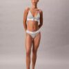 Bralette triangular Icon em algodão e Modal, com forro leve, para pós-cirurgia