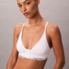 Bralette triangular Icon em algodão e Modal, com forro leve, para pós-cirurgia