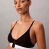 Bralette triangular Icon em algodão e Modal, com forro leve, para pós-cirurgia