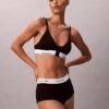 Bralette triangular Icon em algodão e Modal, com forro leve, para pós-cirurgia