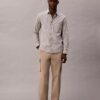 Calças cargo de corte reto em algodão Cotton Stretch Calças cargo de corte reto em algodão Cotton Stretch