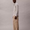 Calças cargo de corte reto em algodão Cotton Stretch Calças cargo de corte reto em algodão Cotton Stretch