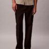 Calças cargo de corte reto em algodão Cotton Stretch Calças cargo de corte reto em algodão Cotton Stretch