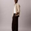 Calças cargo retas em algodão Cotton Stretch estilo anos 90