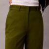 Calças chino de corte reto em algodão Cotton Stretch