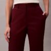 Calças chino de corte reto em algodão Cotton Stretch
