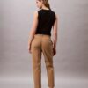 Calças chino de corte reto em algodão Cotton Stretch Calças chino de corte reto em algodão Cotton Stretch