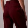 Calças chino de corte reto em algodão Cotton Stretch