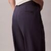 Calças chino de corte reto em algodão Cotton Stretch Calças chino de corte reto em algodão Cotton Stretch