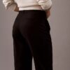 Calças chino de corte reto em algodão Cotton Stretch Calças chino de corte reto em algodão Cotton Stretch