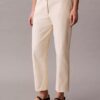 Calças chino de corte reto em algodão Cotton Stretch Calças chino de corte reto em algodão Cotton Stretch
