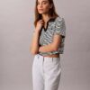 Calças chino de corte reto em algodão Cotton Stretch