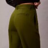 Calças chino de corte reto em algodão Cotton Stretch