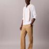 Calças chino retas em algodão Cotton Stretch 90s Straight Calças chino retas em algodão Cotton Stretch 90s Straight