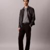 Calças chino retas em algodão Cotton Stretch 90s Straight Calças chino retas em algodão Cotton Stretch 90s Straight