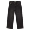 Calças de Jeans largas com costuras para meninas Calças de Jeans largas com costuras para meninas