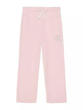 Calças de moletom com logótipo para meninas