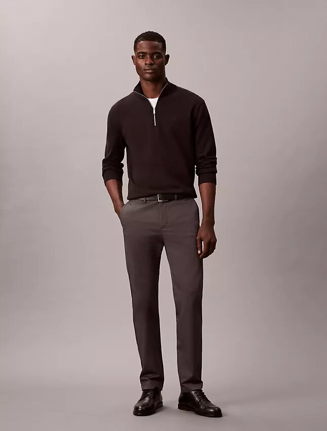 Calças justas em algodão elástico Cotton Stretch Calças justas em algodão elástico Cotton Stretch