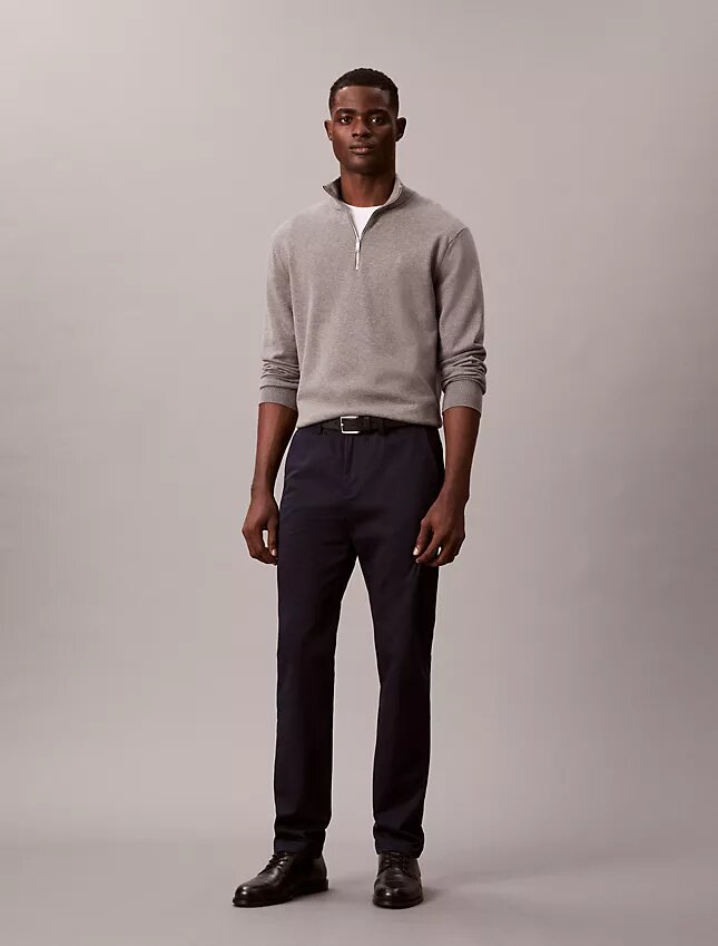 Calças justas em algodão elástico Cotton Stretch Calças justas em algodão elástico Cotton Stretch