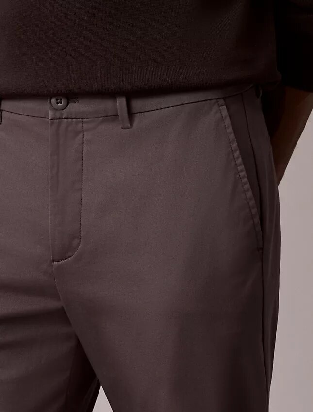 Calças justas em algodão elástico Cotton Stretch Calças justas em algodão elástico Cotton Stretch