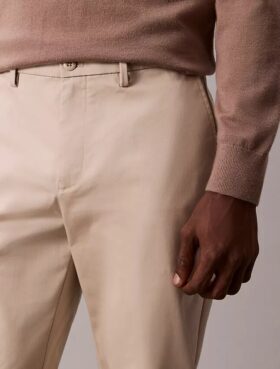Calças justas em algodão elástico Cotton Stretch