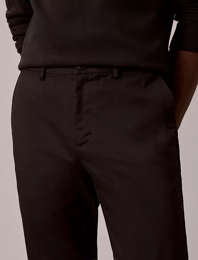 Calças justas em algodão elástico Cotton Stretch Calças justas em algodão elástico Cotton Stretch
