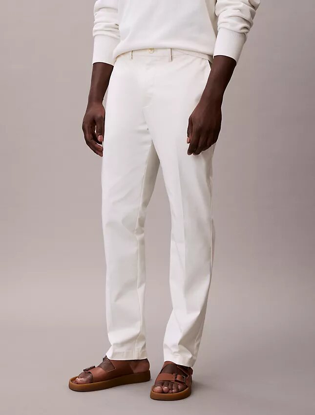 Calças justas em algodão elástico Cotton Stretch Calças justas em algodão elástico Cotton Stretch