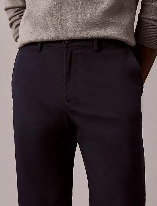 Calças justas em algodão elástico Cotton Stretch Calças justas em algodão elástico Cotton Stretch