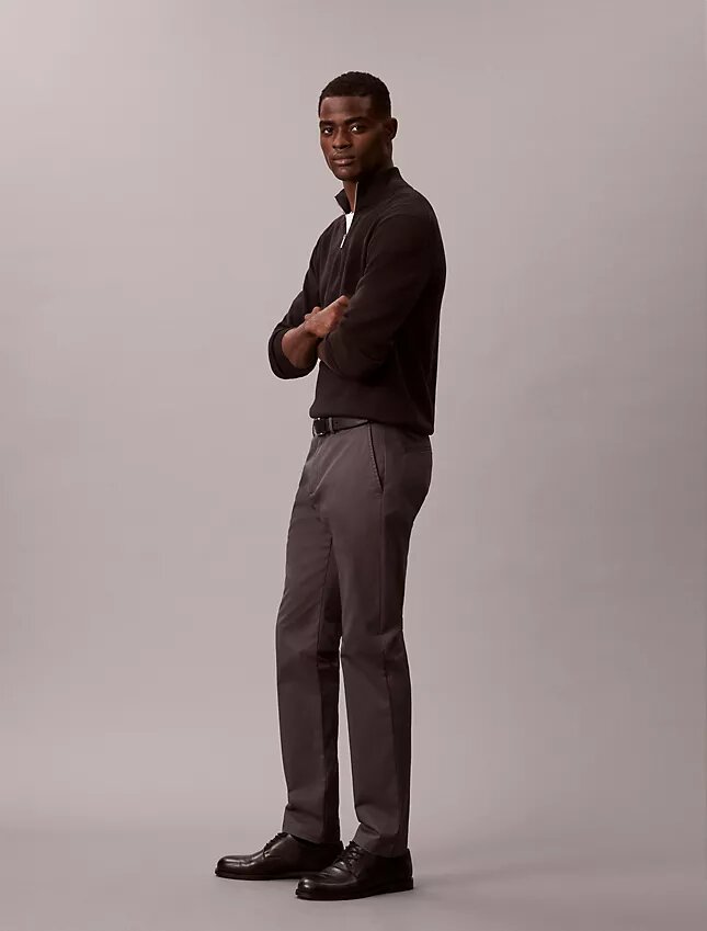 Calças justas em algodão elástico Cotton Stretch Calças justas em algodão elástico Cotton Stretch
