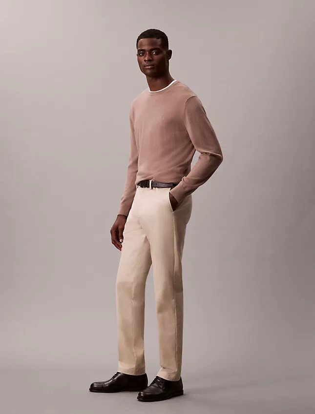Calças justas em algodão elástico Cotton Stretch Calças justas em algodão elástico Cotton Stretch