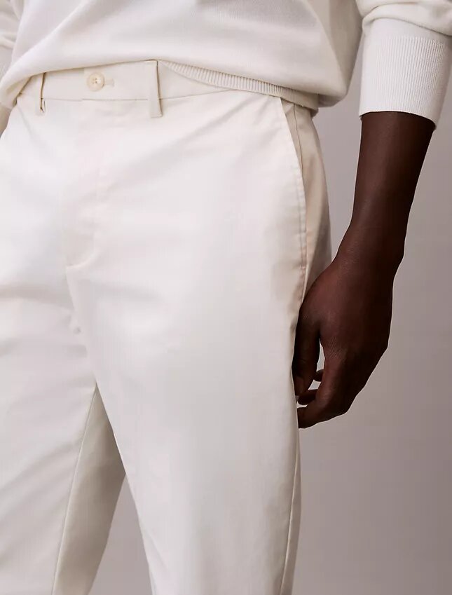 Calças justas em algodão elástico Cotton Stretch Calças justas em algodão elástico Cotton Stretch