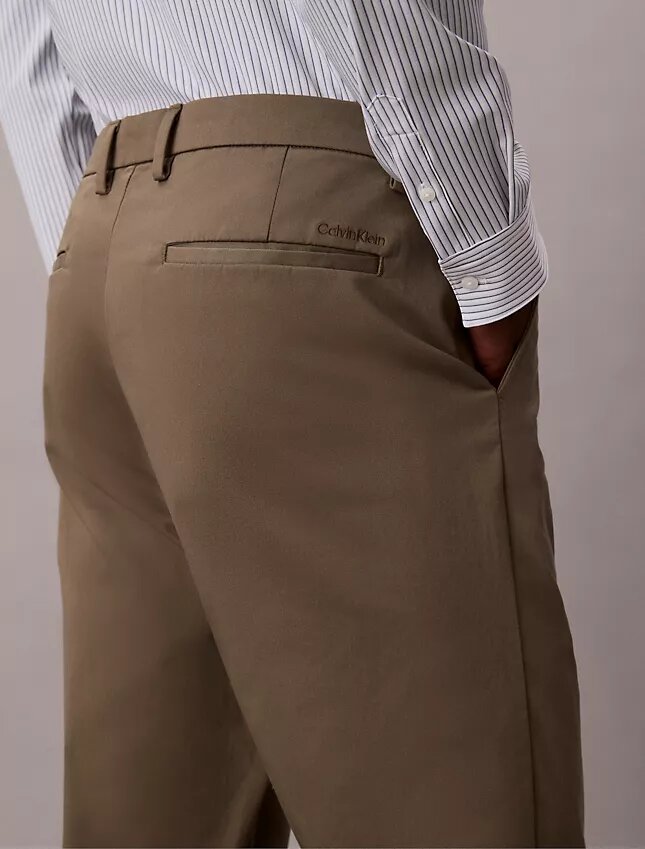 Calças justas em algodão elástico Cotton Stretch Calças justas em algodão elástico Cotton Stretch