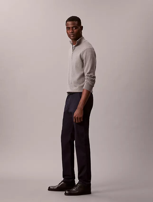 Calças justas em algodão elástico Cotton Stretch Calças justas em algodão elástico Cotton Stretch