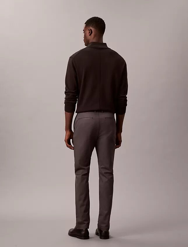 Calças justas em algodão elástico Cotton Stretch Calças justas em algodão elástico Cotton Stretch