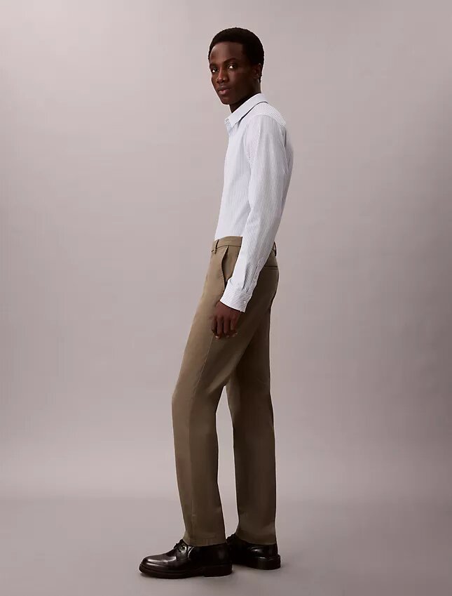 Calças justas em algodão elástico Cotton Stretch Calças justas em algodão elástico Cotton Stretch