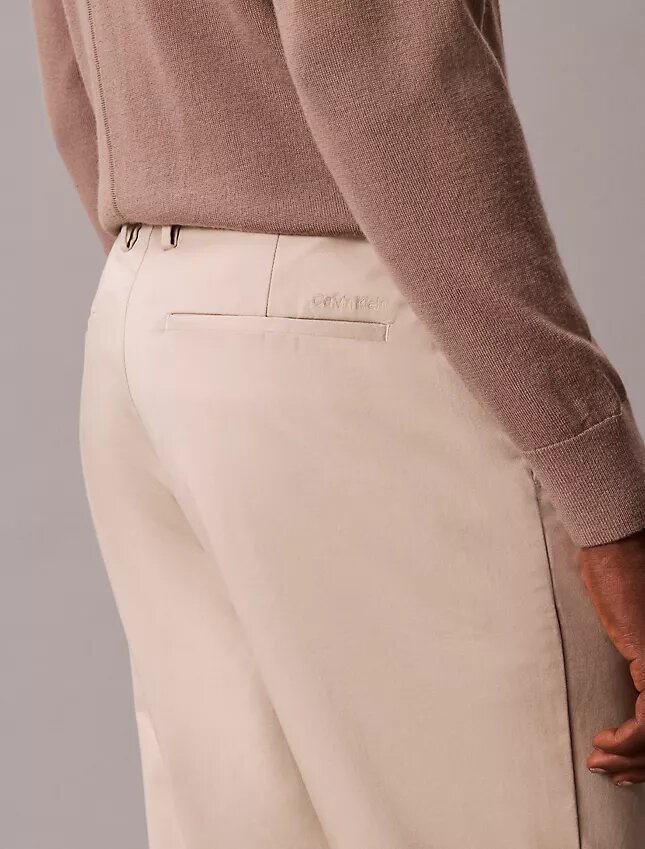Calças justas em algodão elástico Cotton Stretch Calças justas em algodão elástico Cotton Stretch