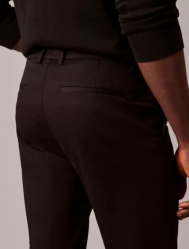 Calças justas em algodão elástico Cotton Stretch Calças justas em algodão elástico Cotton Stretch