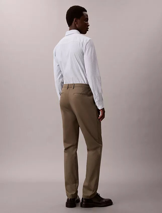 Calças justas em algodão elástico Cotton Stretch Calças justas em algodão elástico Cotton Stretch