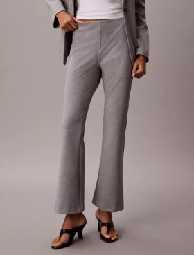 Calças Ponte com perna larga