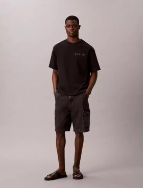 Calções cargo de Denim dos anos 90